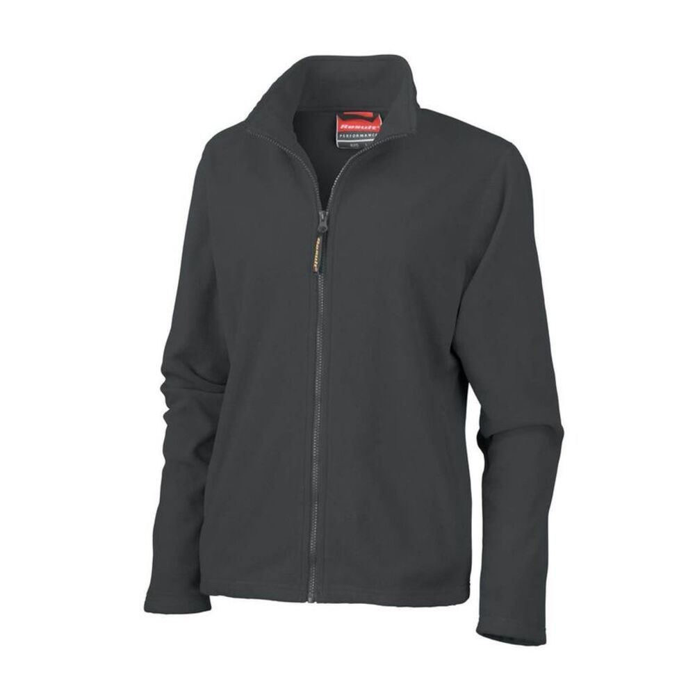 Result Women's La Femme® High Grade Microfleece Plain Jacket (490 GSM) / Black